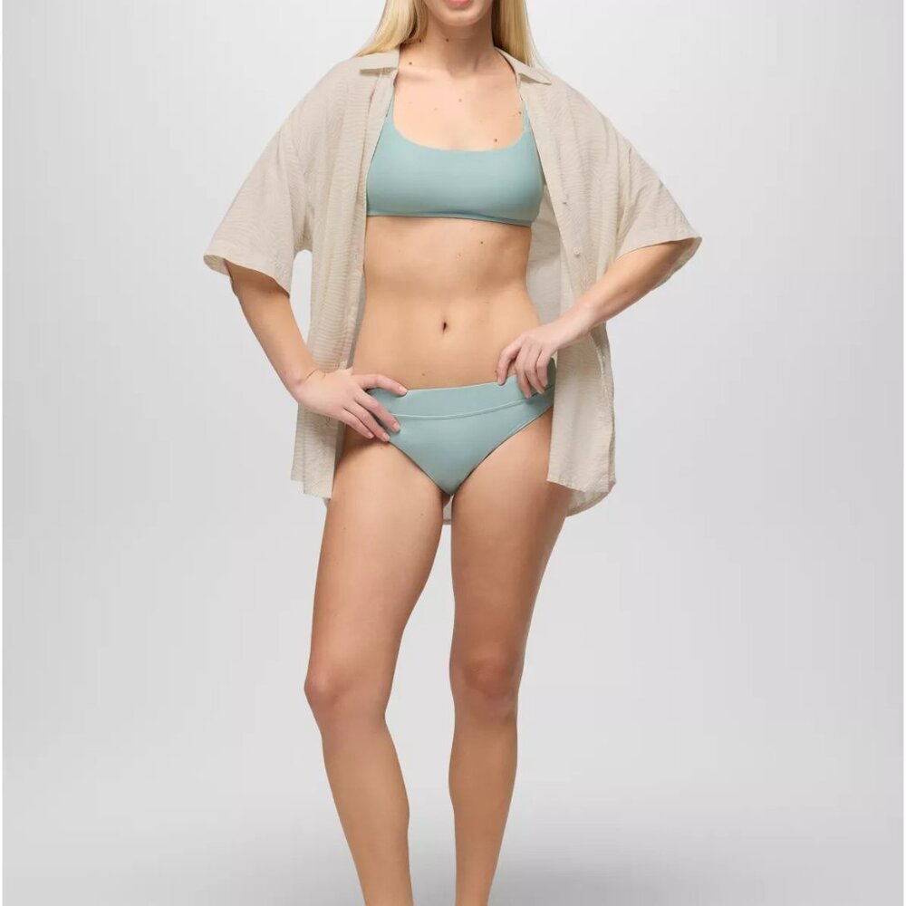 prAna Summer Wave Swim Bottom | Size XS | NWT | Saltwater | UPF 50+ | Sus…
